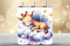 Girraffae Tumbler Wrap| Tumbler Sublimation Wrap Product Image 1