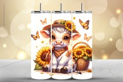 Cow Tumbler Wrap| Tumbler Sublimation Wrap Product Image 1