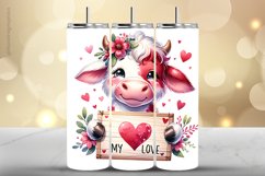 Cow Tumbler Wrap| Tumbler Sublimation Wrap Product Image 1