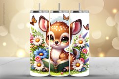 Deer Tumbler Wrap| Tumbler Sublimation Wrap Product Image 1