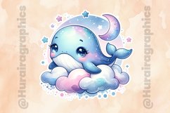 Whale|Printable Animal Sticker Product Image 2