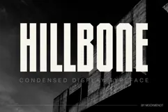 Hillbone - Condensed Display Font Product Image 1