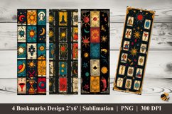 Divination Card Bookmarks Sublimation Design Product Image 1