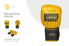 Boxing Gloves Mockup Set Product Image 1