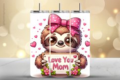 SlothTumbler Wrap| Tumbler Sublimation Wrap Product Image 1