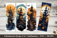 Mystical House Bookmarks Sublimation Design Product Image 1