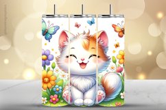 Cat Tumbler Wrap| Tumbler Sublimation Wrap Product Image 1