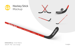 Hockey Stick Mockup Set Product Image 1