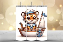 Tiger Tumbler Wrap| Tumbler Sublimation Wrap Product Image 1