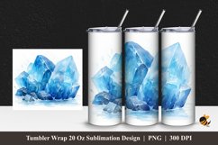 Ice Splash Tumbler Wrap Sublimation Design 1 Product Image 1