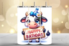 Cow Tumbler Wrap| Tumbler Sublimation Wrap Product Image 1