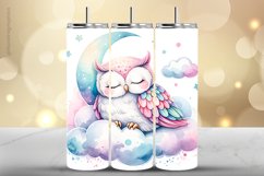 Owl Tumbler Wrap| Tumbler Sublimation Wrap Product Image 1