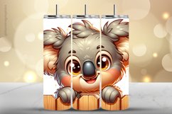 Koala Tumbler Wrap| Tumbler Sublimation Wrap Product Image 1