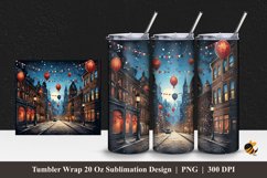Happy New Year Tumbler Wrap Sublimation Design 1 Product Image 1