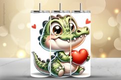 Crocodile Tumbler Wrap| Tumbler Sublimation Wrap Product Image 1