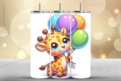 Girraffe Tumbler Wrap| Tumbler Sublimation Wrap Product Image 1