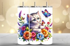 Cat Tumbler Wrap| Tumbler Sublimation Wrap Product Image 1
