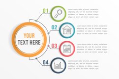 Infographic Template with 4 Steps Product Image 1