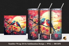 Two Birds Wrap Sublimation Design 1 Product Image 1