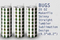 Tumbler Straight 20 OZ Sublimation Bug Wrap Design Product Image 1