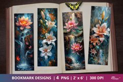Flower Nature Scrapbook Bookmark Designs Product Image 1
