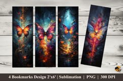 Dark Fantasy Bookmarks Sublimation Design Product Image 1