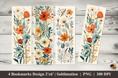 Excited Pattern Bookmarks Sublimation Design Product Image 1