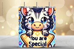 Zebra Tumbler Wrap| Tumbler Sublimation Wrap Product Image 1