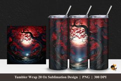 3D Maple Tree Tunnel Tumbler Wrap Sublimation Design 1 Product Image 1