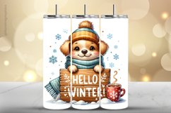 Dog Tumbler Wrap| Tumbler Sublimation Wrap Product Image 1