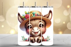 Donkey Tumbler Wrap| Tumbler Sublimation Wrap Product Image 1
