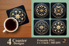 Moroccan Decoration Coaster Sublimation Designs Product Image 1