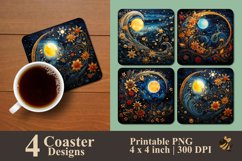 Moonlight Bush Coaster Sublimation Designs Product Image 1