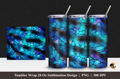 Colorful Art Tumbler Wrap Sublimation Design 1 Product Image 1
