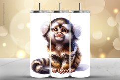Monkey Tumbler Wrap| Tumbler Sublimation Wrap Product Image 1