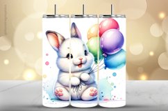 Rabbit Tumbler Wrap| Tumbler Sublimation Wrap Product Image 1