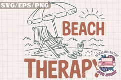 Summer Quote Retro Vintage SVG Cute Beach Funny Product Image 1