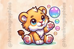 Lion|Printable Animal Sticker Product Image 2