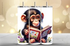Monkey Tumbler Wrap| Tumbler Sublimation Wrap Product Image 1