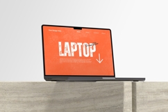Laptop Mockup For Website Presentation Product Image 2