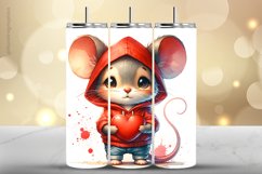 Mouse Tumbler Wrap| Tumbler Sublimation Wrap Product Image 1