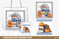 Book Sublimation. Fall Book Sublimation PNG Product Image 1