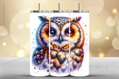 Owl Tumbler Wrap| Tumbler Sublimation Wrap Product Image 1