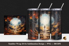 Illusion Tumbler Wrap Sublimation Design 1 Product Image 1