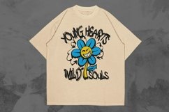 Young Hearts Urban Graffiti T-shirt Design Product Image 1