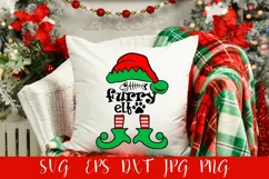 Furry Elf SVG PNG, Christmas Pet Animal SVG Product Image 1