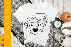 Halloween Pretty Bear SVG Cut File Product Image 1
