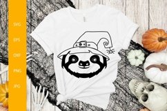 Halloween Sloth SVG Cut File, Wild Animal Svg Product Image 1