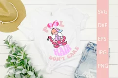 Pool Hair Don't Care SVG, Girl Gnome SVG Cut File Product Image 2
