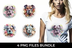 3D Floral Fantasy Boxer T-Shirt Sublimation PNG Product Image 1
